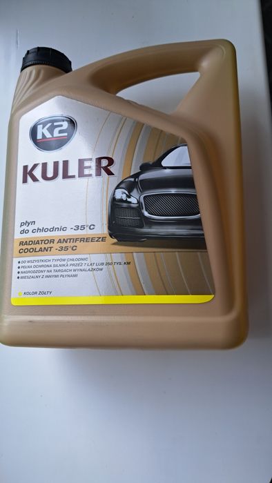Антифриз K2 T205Y G11 KULER -35 °C 5 л Желтый
