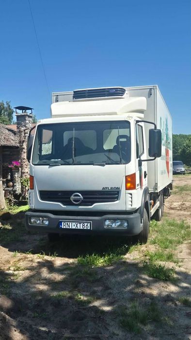 Nissan Atleon + Przyczepa Veldhuizen • kat B+E • Chłodnia • Winda • Gotowy Zestaw • 2007