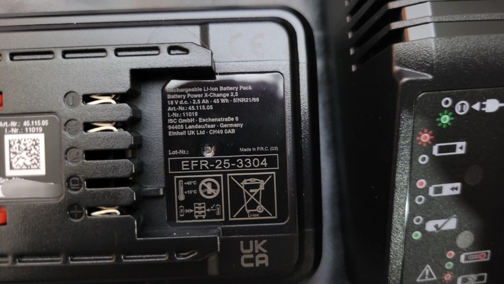 Zestaw startowy 18V 2,5 Ah akumulator + ŁADOWARKA marki Einhell