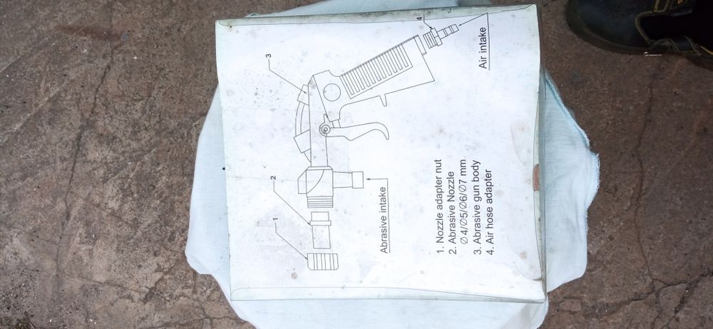 Pistolet do piaskowania tanio okazja!