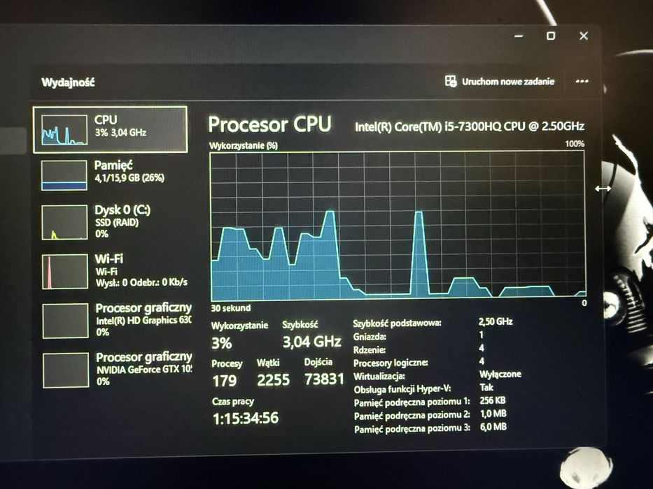 Laptop do gier Lenovo Legion Y520