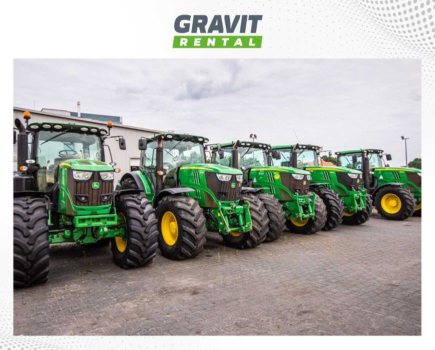 Wynajem, wypożyczenie ciągników sadowniczych JOHN DEERE 80-105 KM!!!