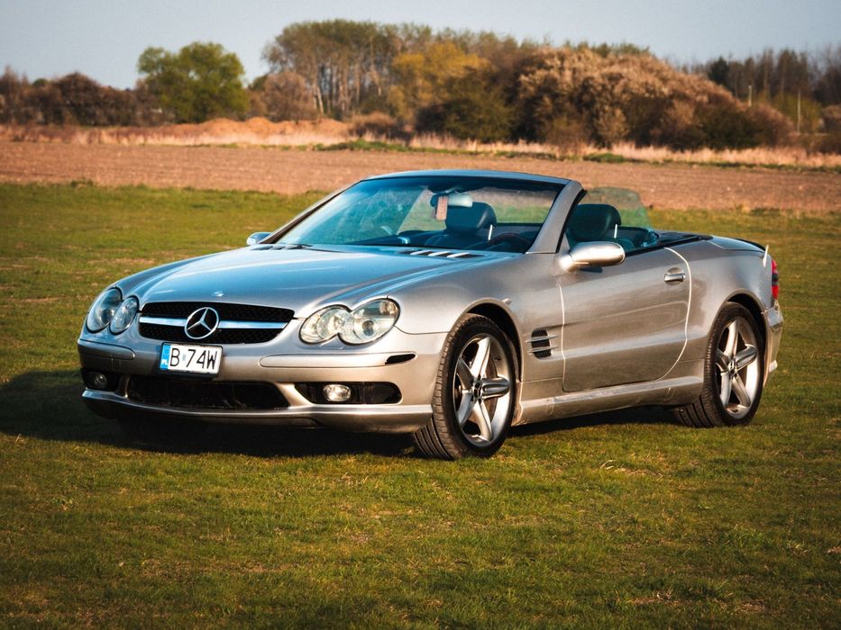 Mercedes-Benz SL SL r230 500 amg mercedes cabriolet doinwestowany, zadbany, bez wkładu