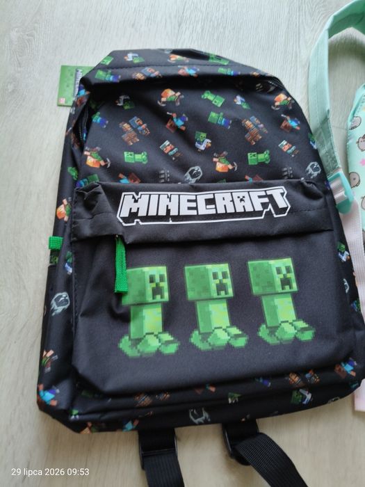 Plecak Minecraft mini plecak Pusheen mini nowy
