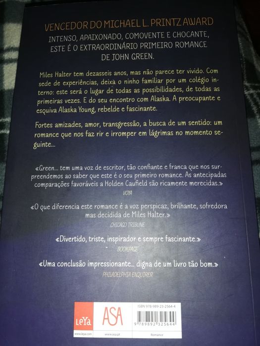 Livro À procura de Alaska
