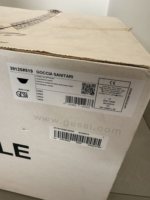 Lavatório WC - Marca GESSI (Goccia)