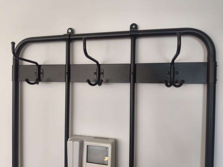 Cabide + bengaleiro + banco c/arrumação p/sapatos NIPÅSEN