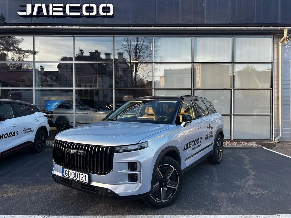 Jaecoo 7 Plug-in hybrid Brązowa skóra Panorama Sony Podgrzewana szyba Gwarancja