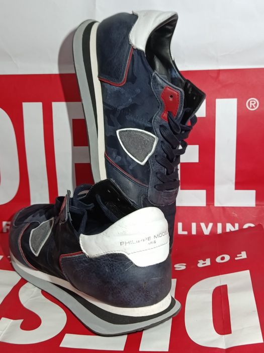 Мужские кожанные кросовки PHILIPPE MODEL ориг, раз. 43,5-44