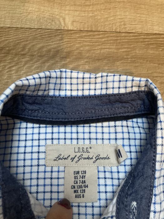 Koszula h&m 128 kratka