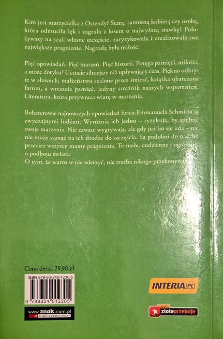 Eric Emmanuel Schmitt Marzycielka z Ostendy