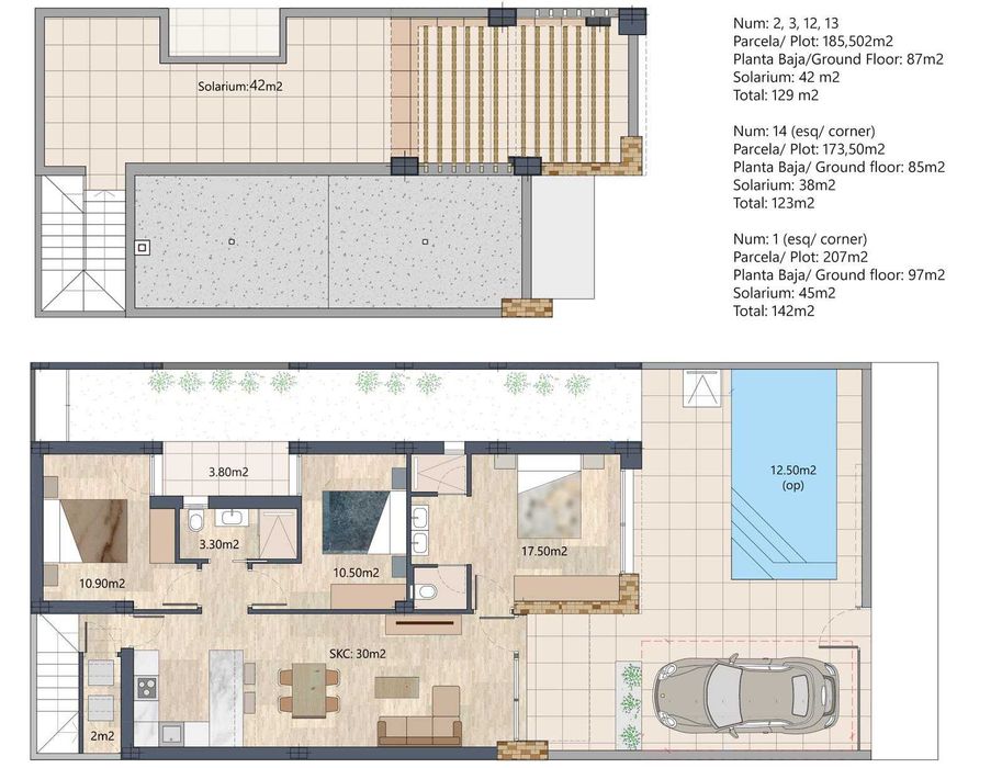 Новый таунхаус в Сан-Фульхенсио,Аликанте,Испания