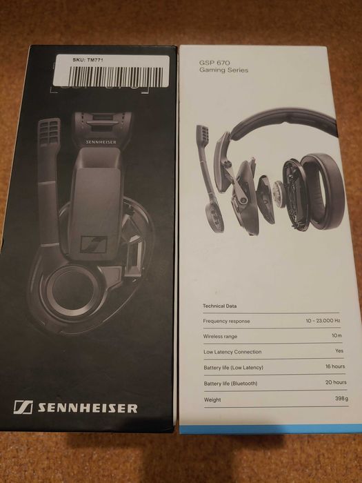 Геймерские беспроводные наушники Sennheiser EPOS GSP 670