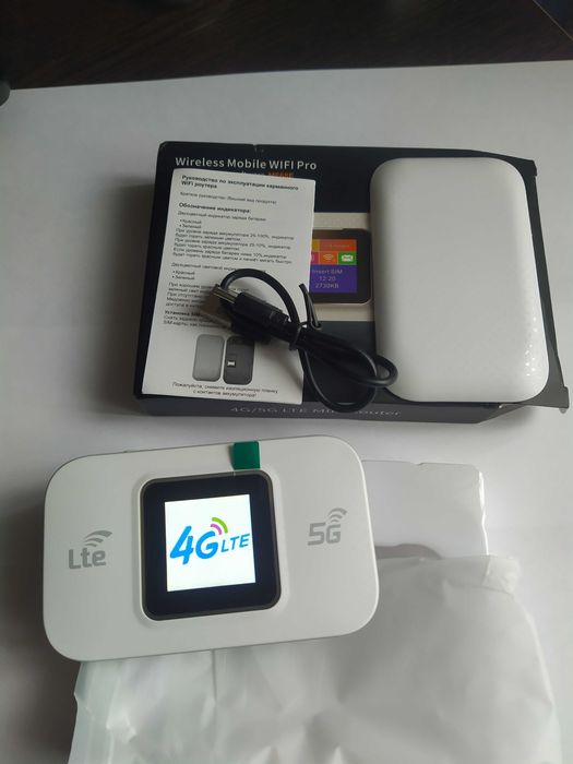 4/5G Роутер Модем WiFi серії Pro, батарея 3000 мАг під SIM-карту