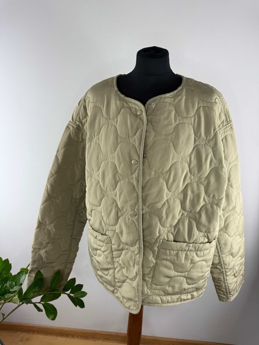 Khaki kurtka pikowana przejściowa na co dzień oversize Rainbow rozmiar 52