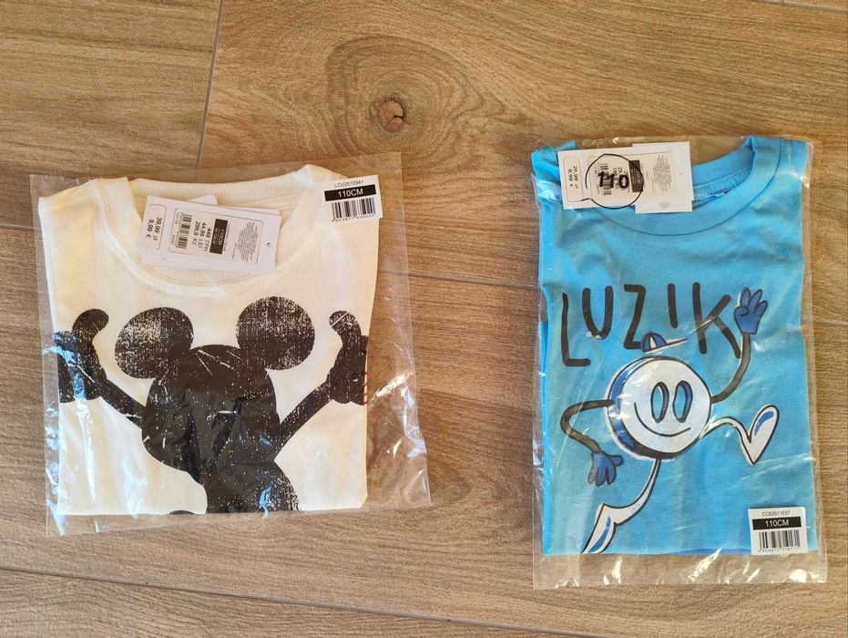 Nowe t-shirty rozmiar 110 / Smyk / myszka Miki