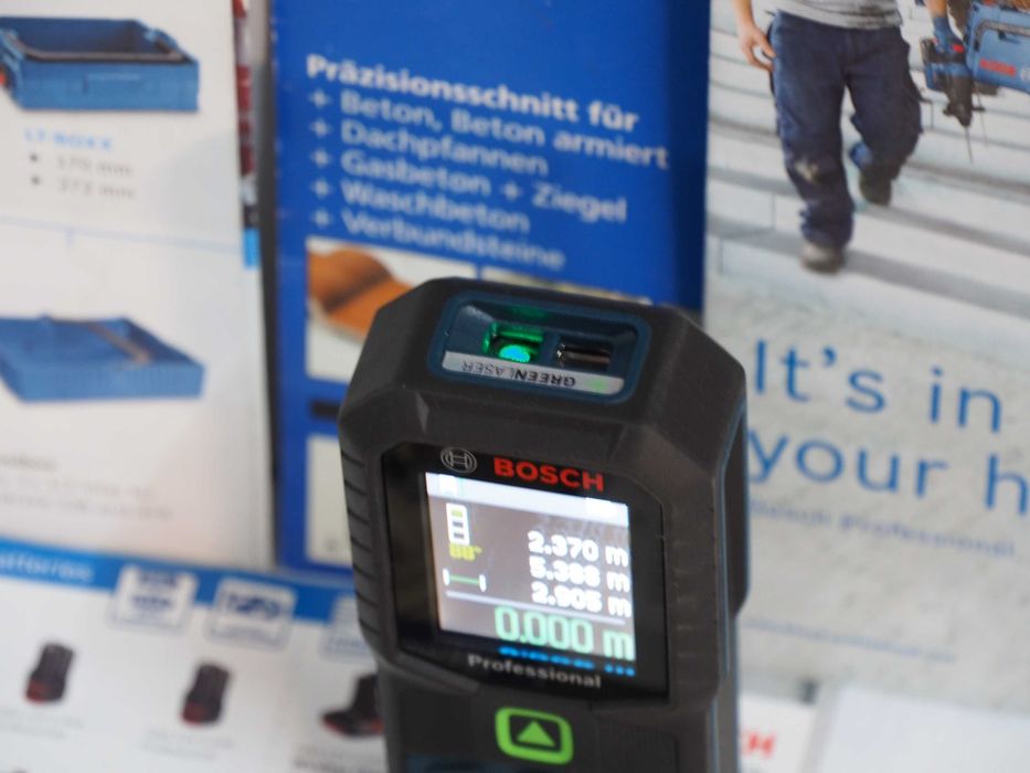 BOSCH GLM 50-27CG dalmierz odporny zielony promień Bluetooth wurth