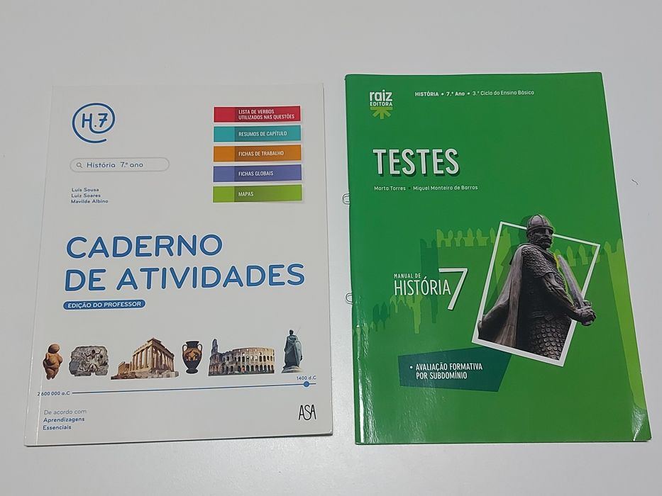Manuais e Caderno de Atividades 7Ano e 8Ano