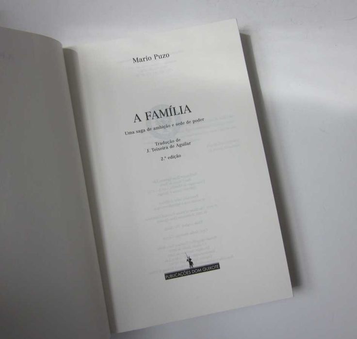 Mario Puzo -  A FAMÍLIA
