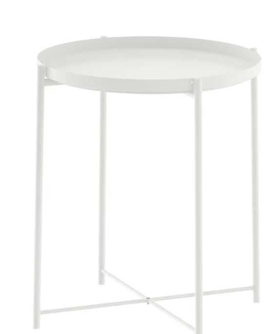 Mesa-tabuleiro IKEA GLADOM branca - €8