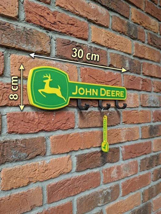 Wieszak na klucze John Deere