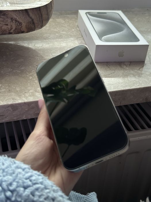 Iphone 15 Pro 128gb White Titanium-100% kondycji baterii