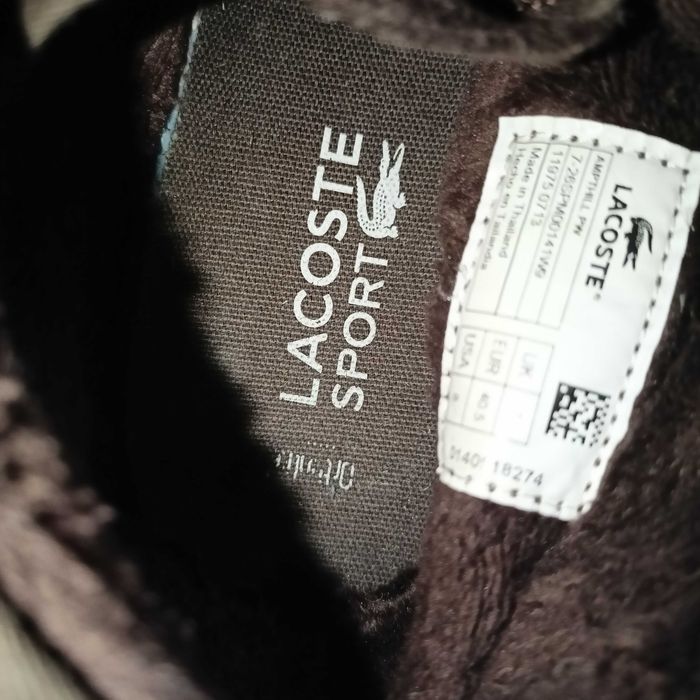 Lacoste roz. 40,5 / UK 7 / - dł. wkł. 26 cm - skóra- stan bdb
