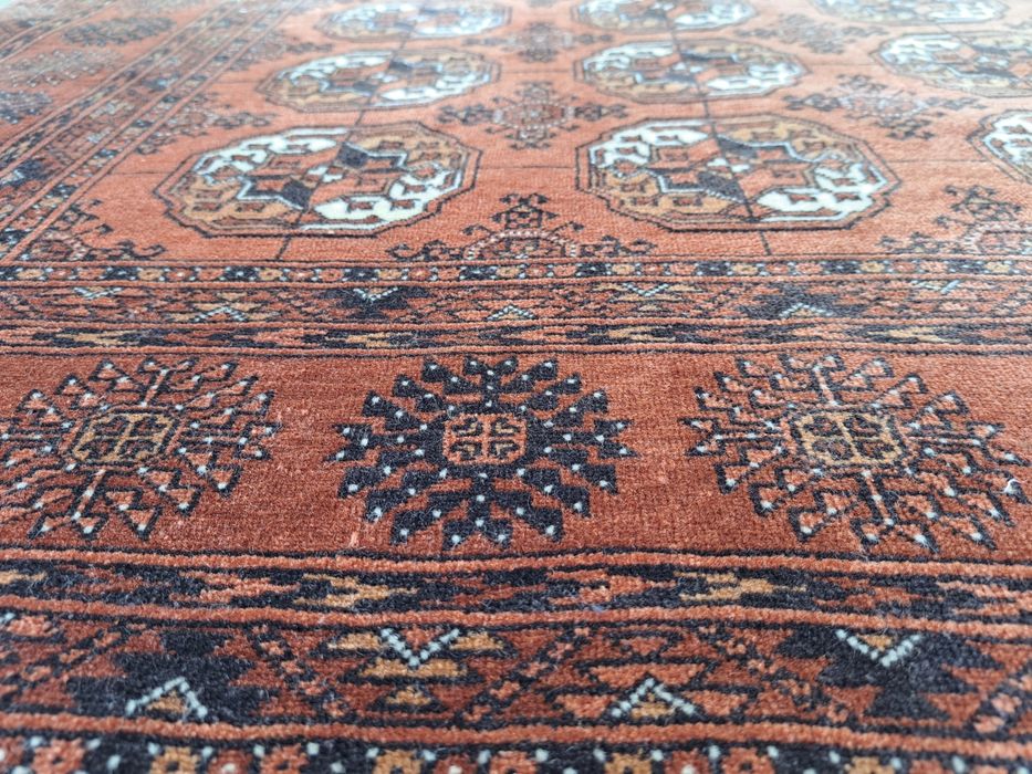 Ekskluzywny dywan afgański Buchara – ręcznie tkany | 120 × 190 cm | klasyka orientu