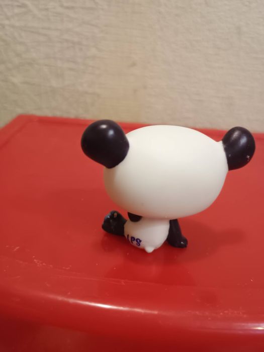 Lps Panda bear miś w ręką w tyle tanio oryginalny pet shop
