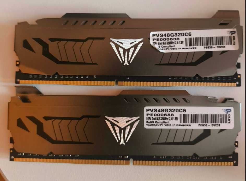 Patriot Viper Steel 16GB (2x8GB) 3200 MHz CL16