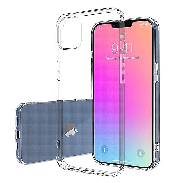 Żelowy pokrowiec etui Ultra Clear 0.5mm iPhone 13 Pro Max przezroczyst