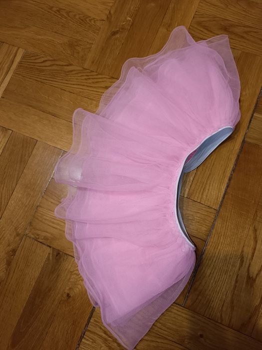 Strój na balet 122 body spódniczka tiulowa