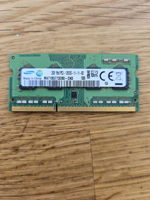 2x 2GB DDR3 1600Mhz PC3-12800S