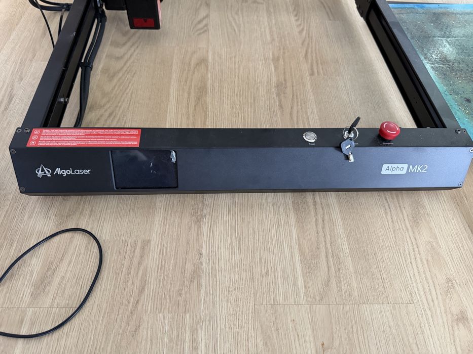 Лазерний гравер AlgoLaser Alpha MK2 20W з компресором та роторною насадкою
