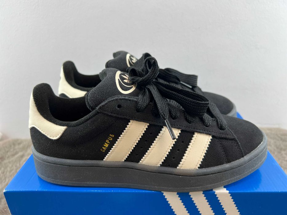 adidas campus 40,5 Buty damskie czarne skórzane