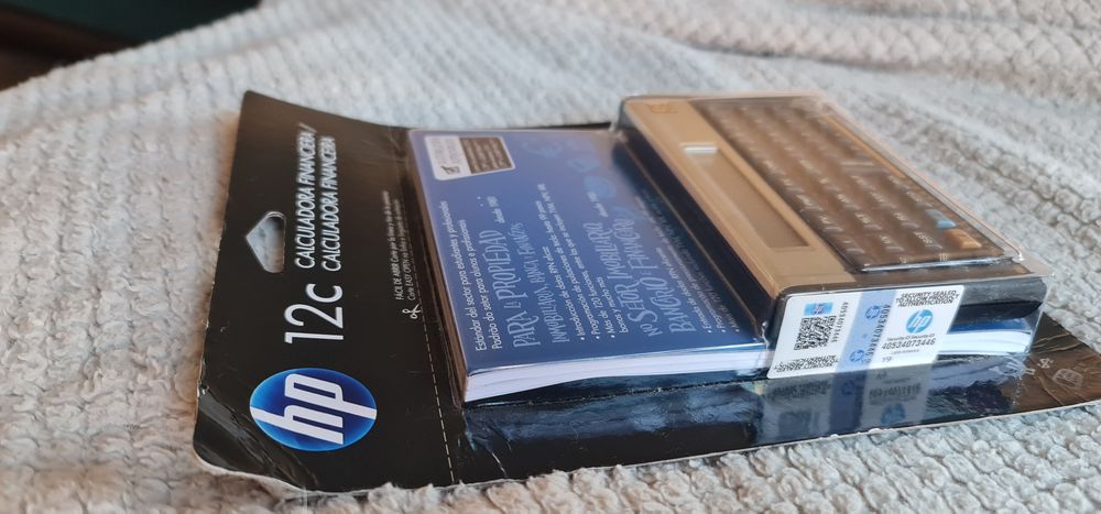 Calculadora Financeira HP 12C Gold – Nova e Embalada (Selada)