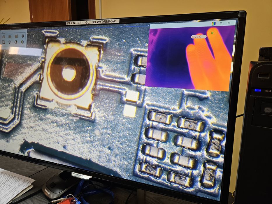 Kamera 4K z termowizja do Mikroskopu