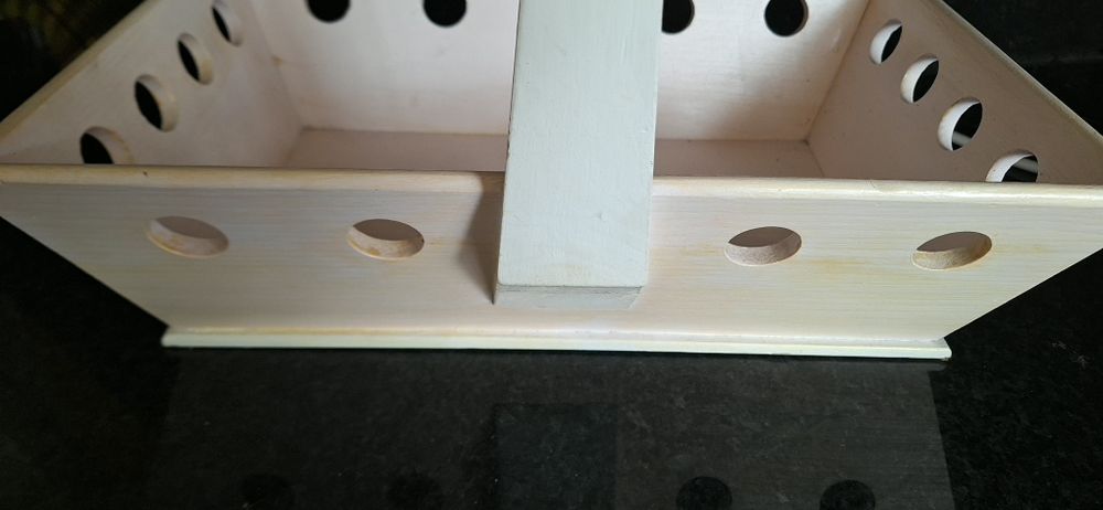 Cesta madeira artesanato