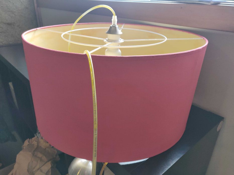 Candeeiro/abajour de grandes dimensões