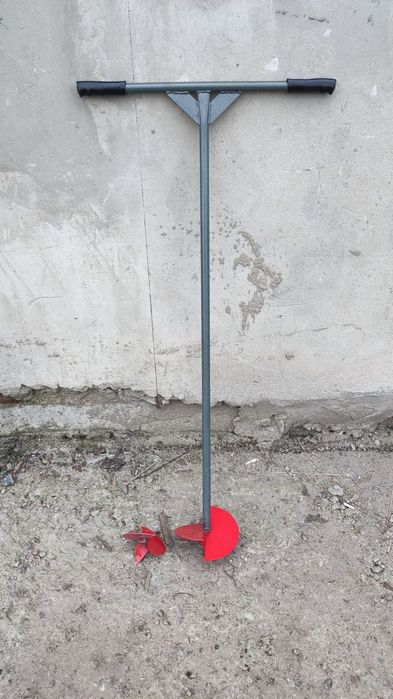 Бур садовий з двома насадками