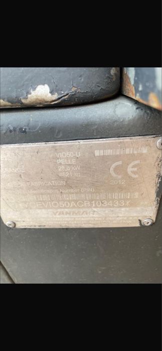 Mini giratoria yanmar vio 50