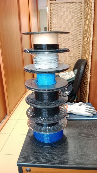 Filamenty PLA i PETG końcówki
