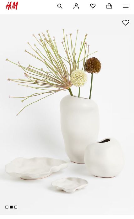 Vaso em terracota H&M Home