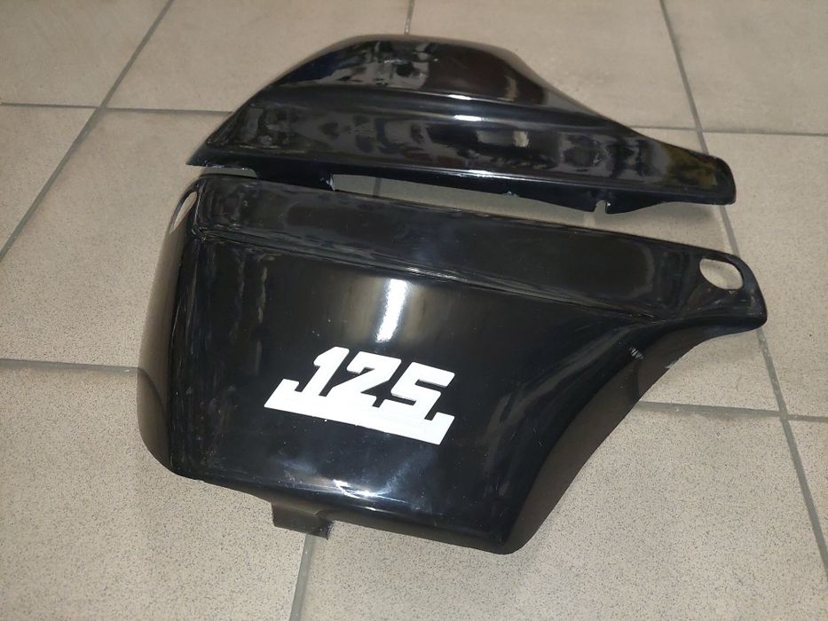 Oslony boczne boczki rama wsk125 garbuska duże kpl