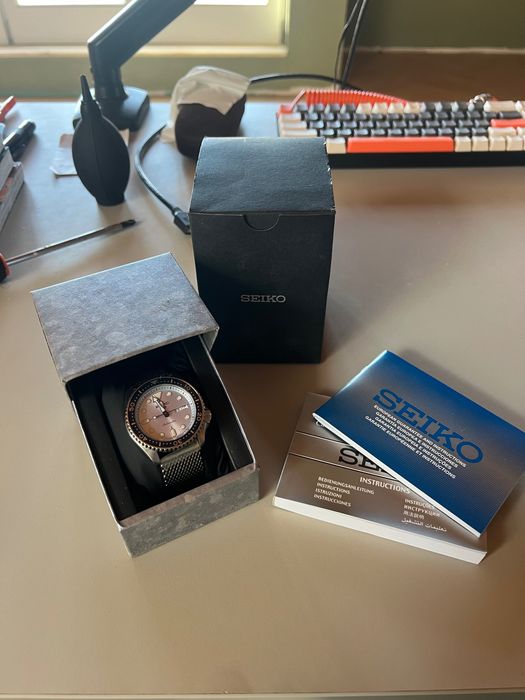 Seiko 5 automático Ice blue SRPE77