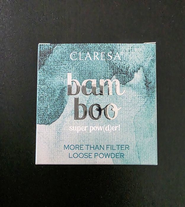 CLARESA BAMBOO SUPER POW(D)ER! bambusowy sypki puder do twarzy matując