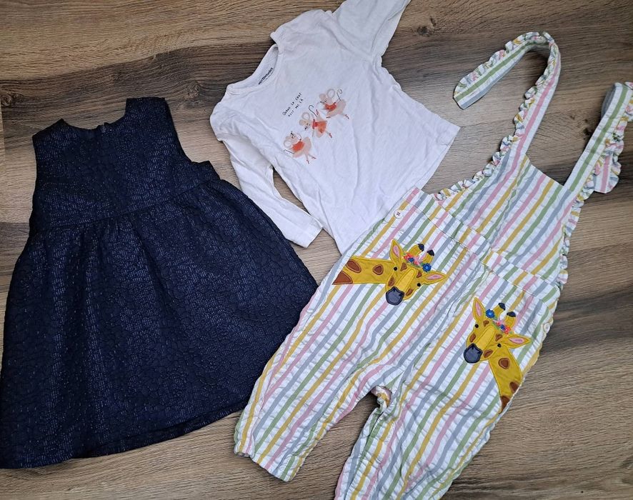 Лот одягу на дівчинку літо 74-80 розмір 20 речей