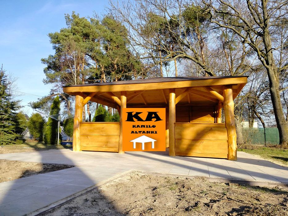 Altanka, Altana, Altanki, Altany na grubym balu ogrodowe