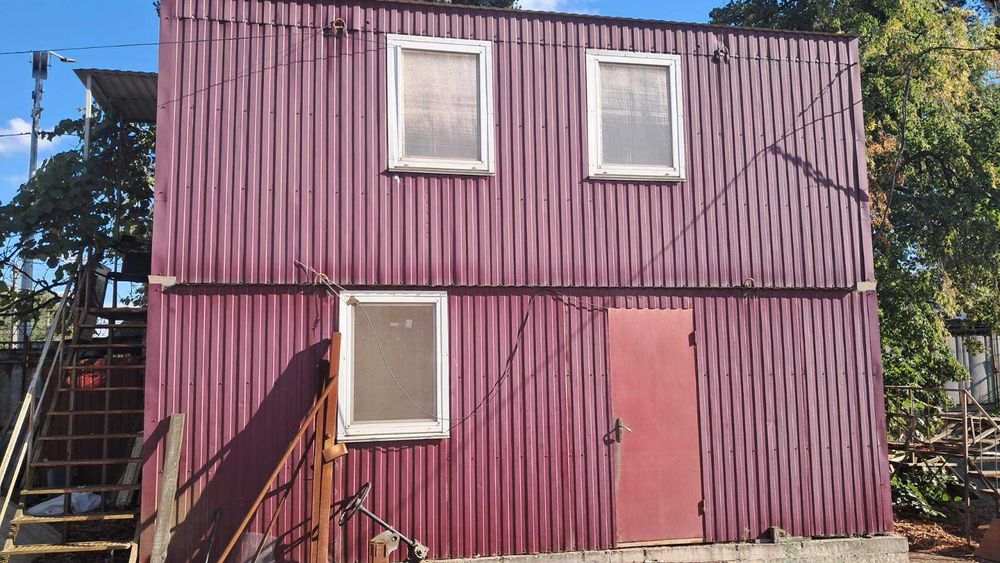 Двоповерховий модульний будинок, побутівка, битовка, бытовка
