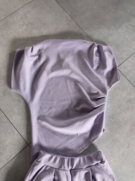 Komplet damski bluzka i spodnie szerokie s/m